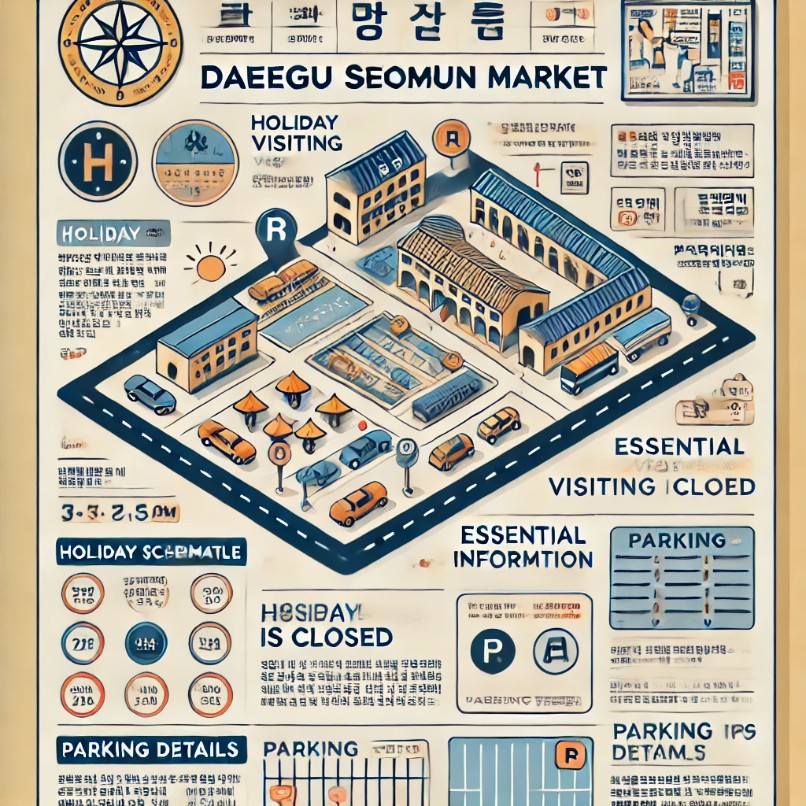 대구 서문시장 휴무일과 필수 방문 정보(주차장 정보)
