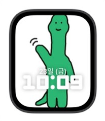 애플워치 배경화면 조구만 스튜디오 브라키오 페이스 무료 다운받기