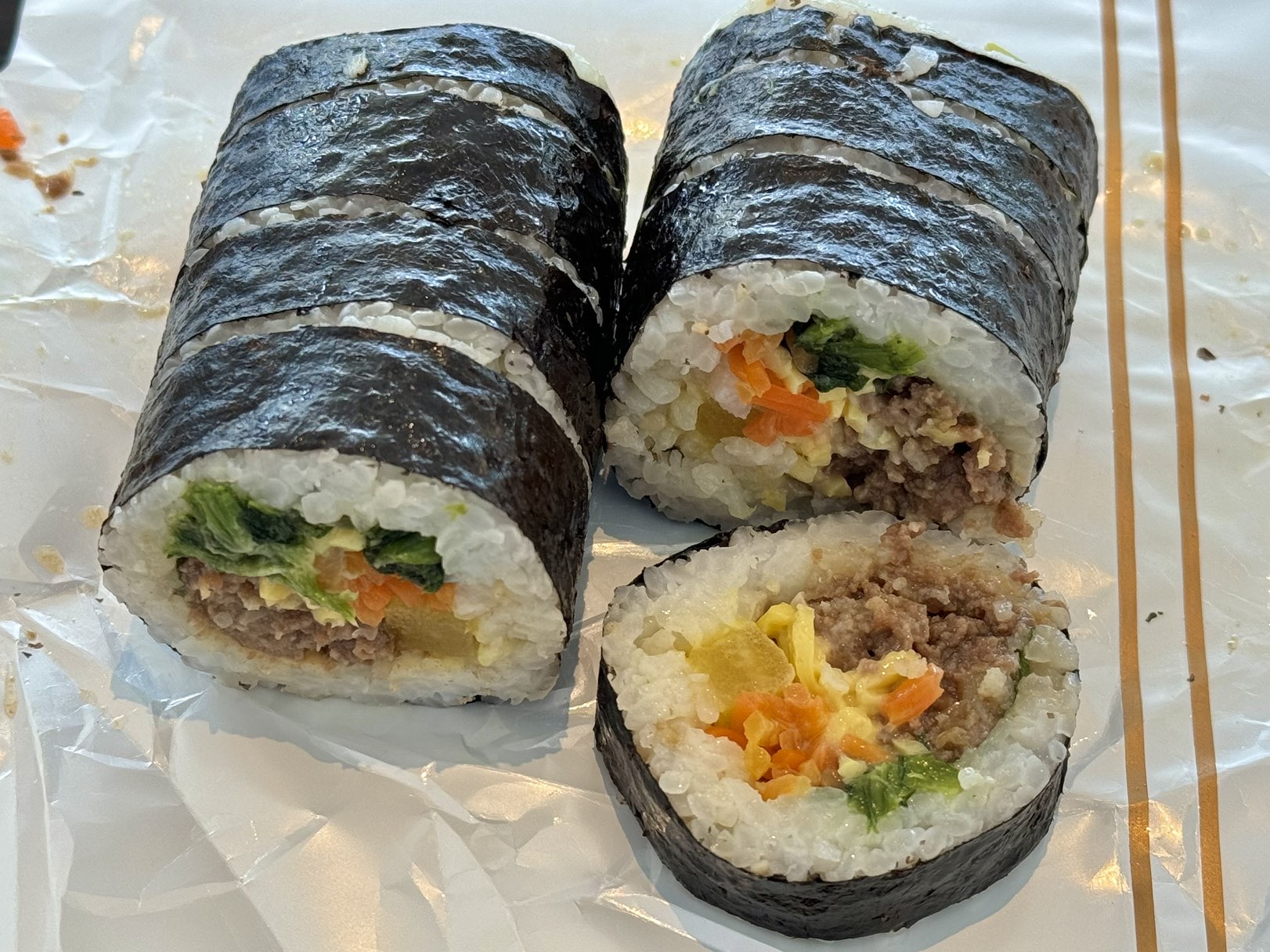 맛있는 편의점 김밥