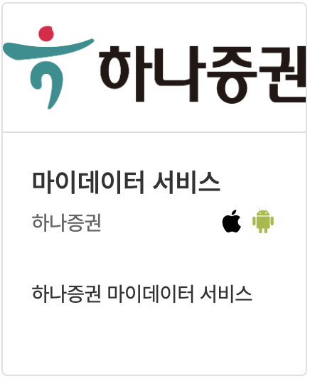 마이데이터를 통해 나의 금융정보 간편히 확인하기