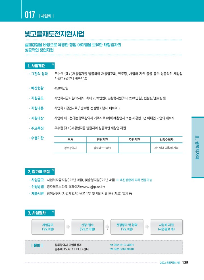  K-Startup[예비창업자] - 빛고을재도전지원사업