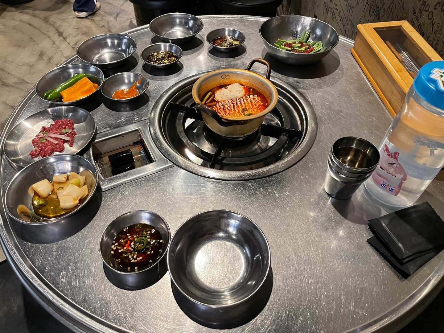 한담곱창 기본찬
