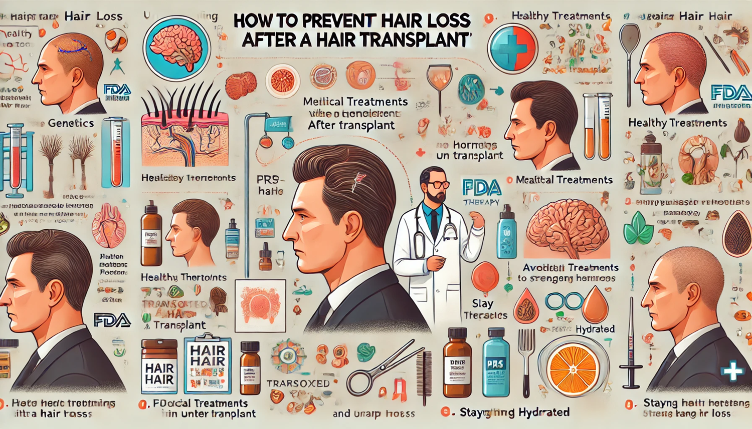 모발이식 후 재탈모 방지를 위한 관리법