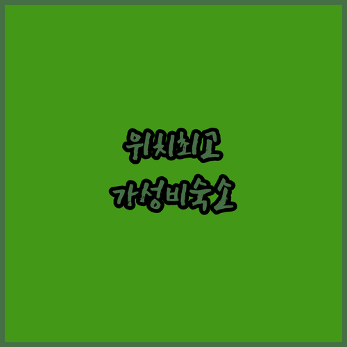 트라이브 퍼스 숙박 리뷰 교통 편리 