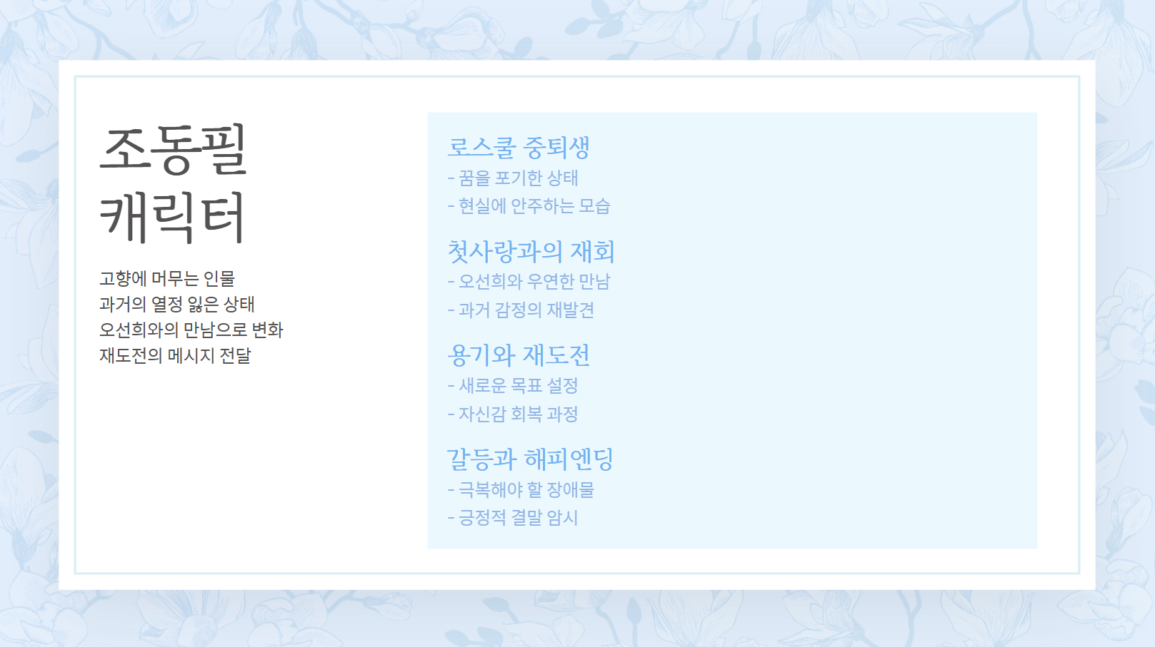 조동필 캐릭터 관련 사진