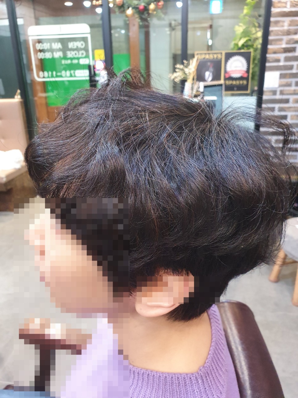 여자 숏컷 베이비펌 내추럴하고 오래가요~ 남자 투블럭 베이비펌& 7