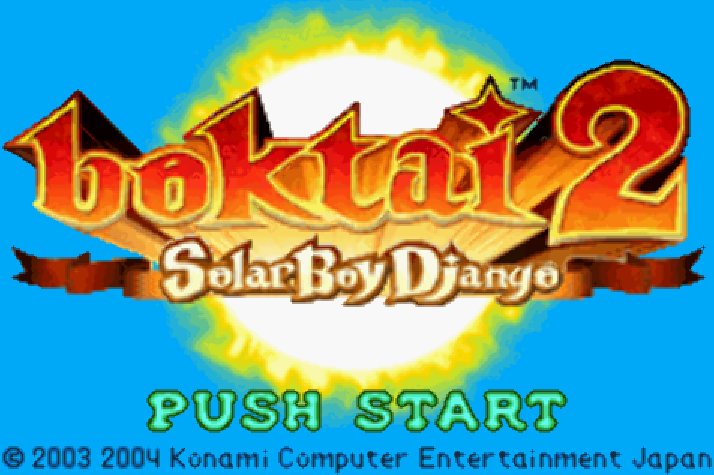  코나미 (KONAMI) - 우리들의 태양 2 북미판 Boktai 2 Solar Boy Django USA (게임보이 어드벤스 - GBA - 롬파일 다운로드)