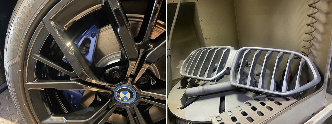 BMW 5시리즈 블랙 유광 휠도색 가격&#44;견적