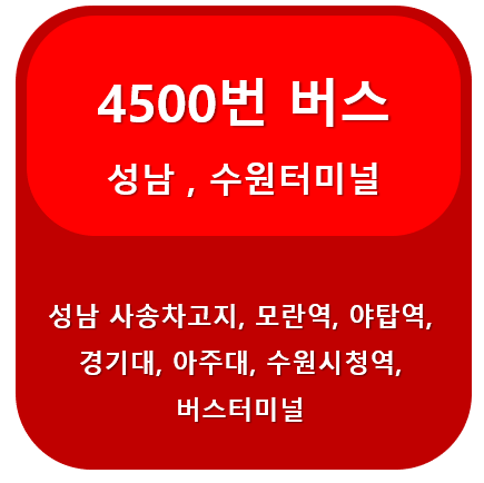 버스 4500대