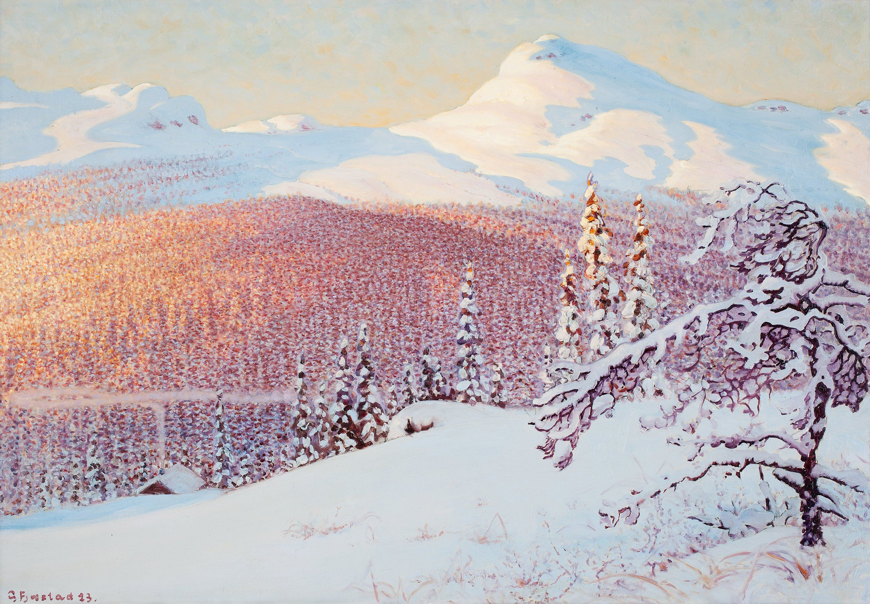 구스타프 피에스타드(Gustaf Fjaestad), 스웨덴, 화가, 1868-1948
