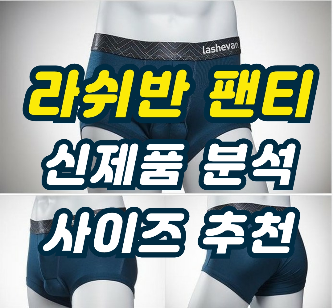 라쉬반 팬티 신제품 분석 및 사이즈 추천 라쉬반 팬티 신제품 분석 및 사이즈 추천