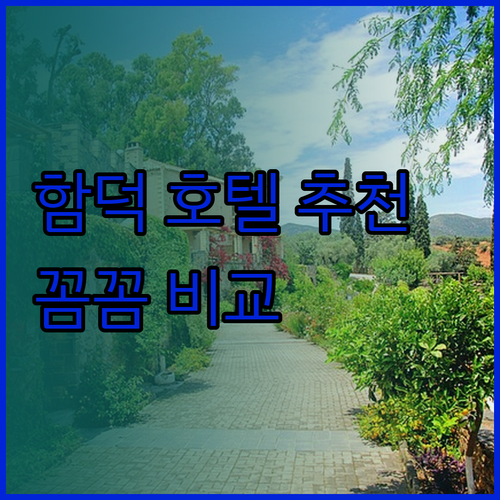 함덕 해수욕장 근처 호텔 어디가 좋을
