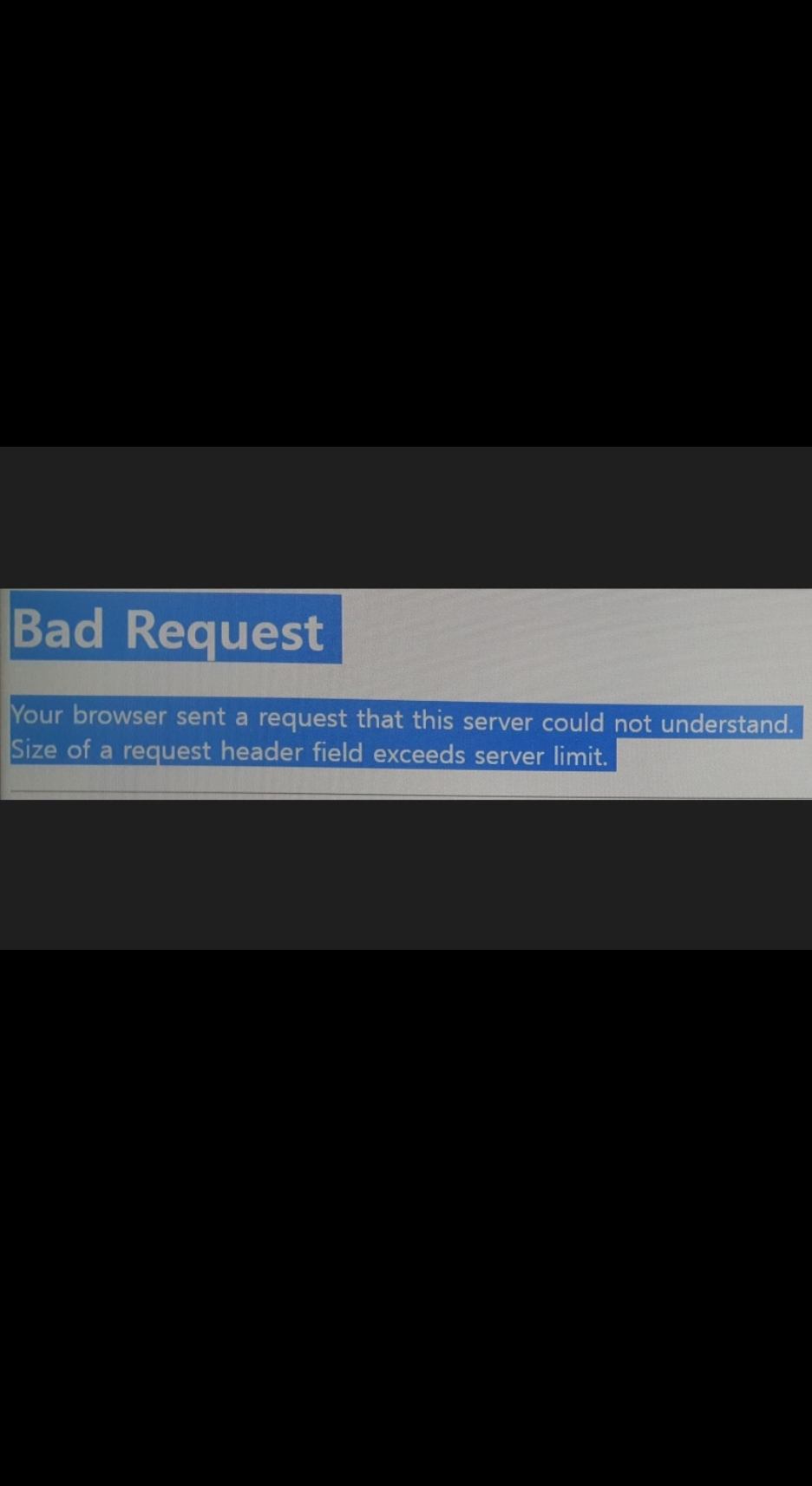  Bad Request 오류 문제 발생 해결한 방법
