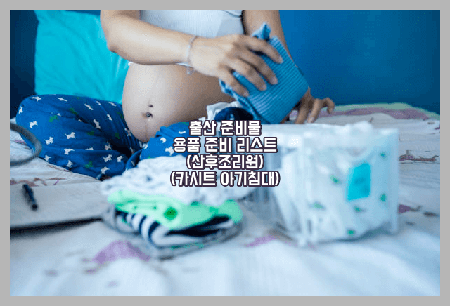 출산 임신 준비물 용품 리스트