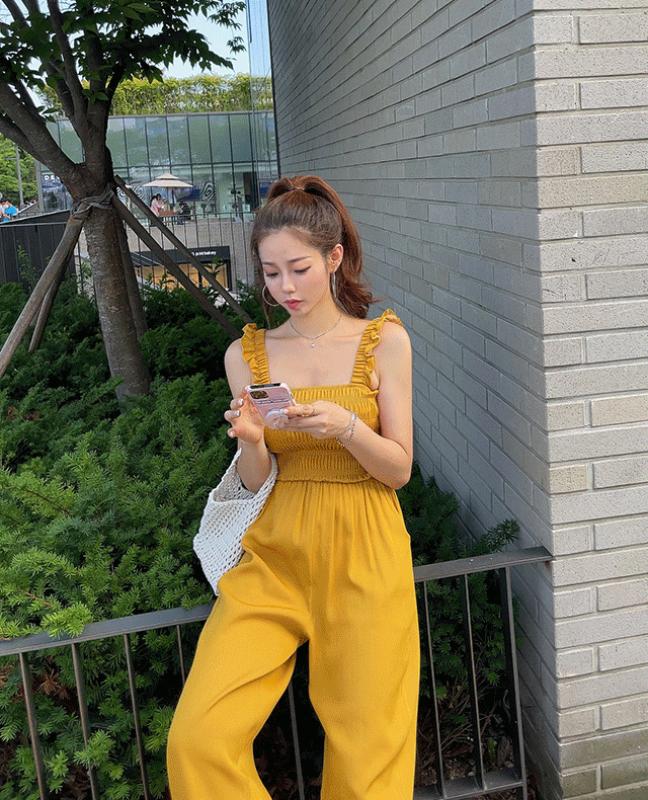 아로미 나시 점프수트
