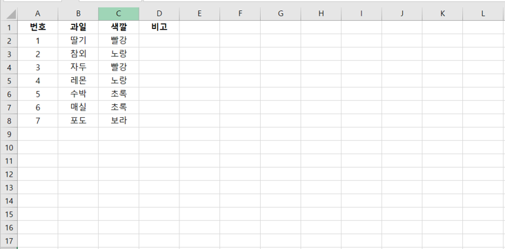 C열에-마우스-커서를-올리기