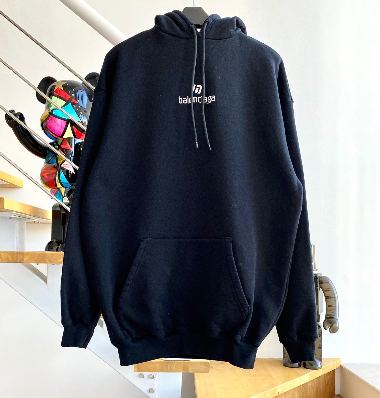  [BALENCIAGA] 발렌시아가 스폰서 스웨트 셔츠 후드 티셔츠 570811 TJVE1 9054 (2 COLOR)