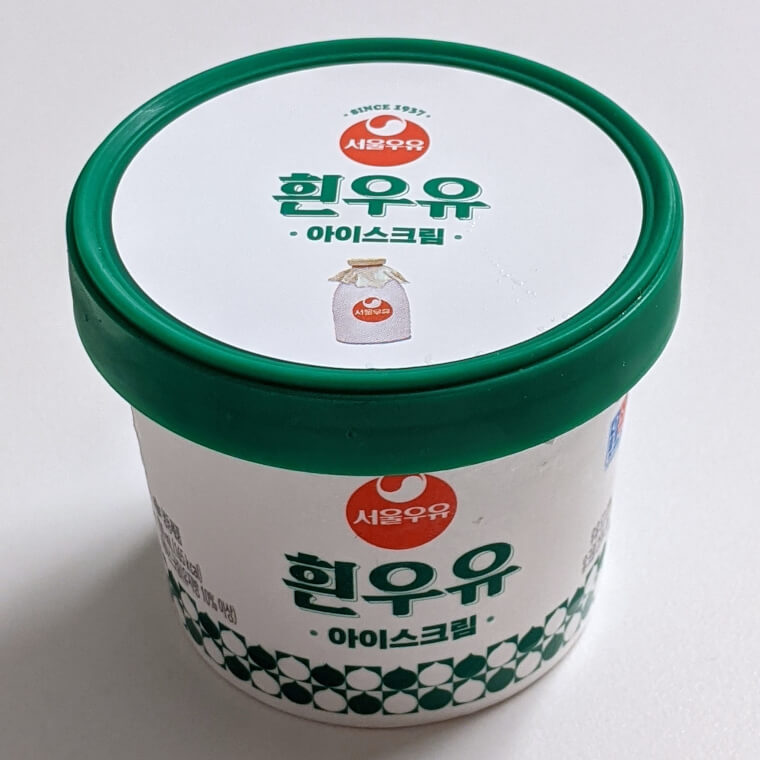 서울우유 흰우유 아이스크림