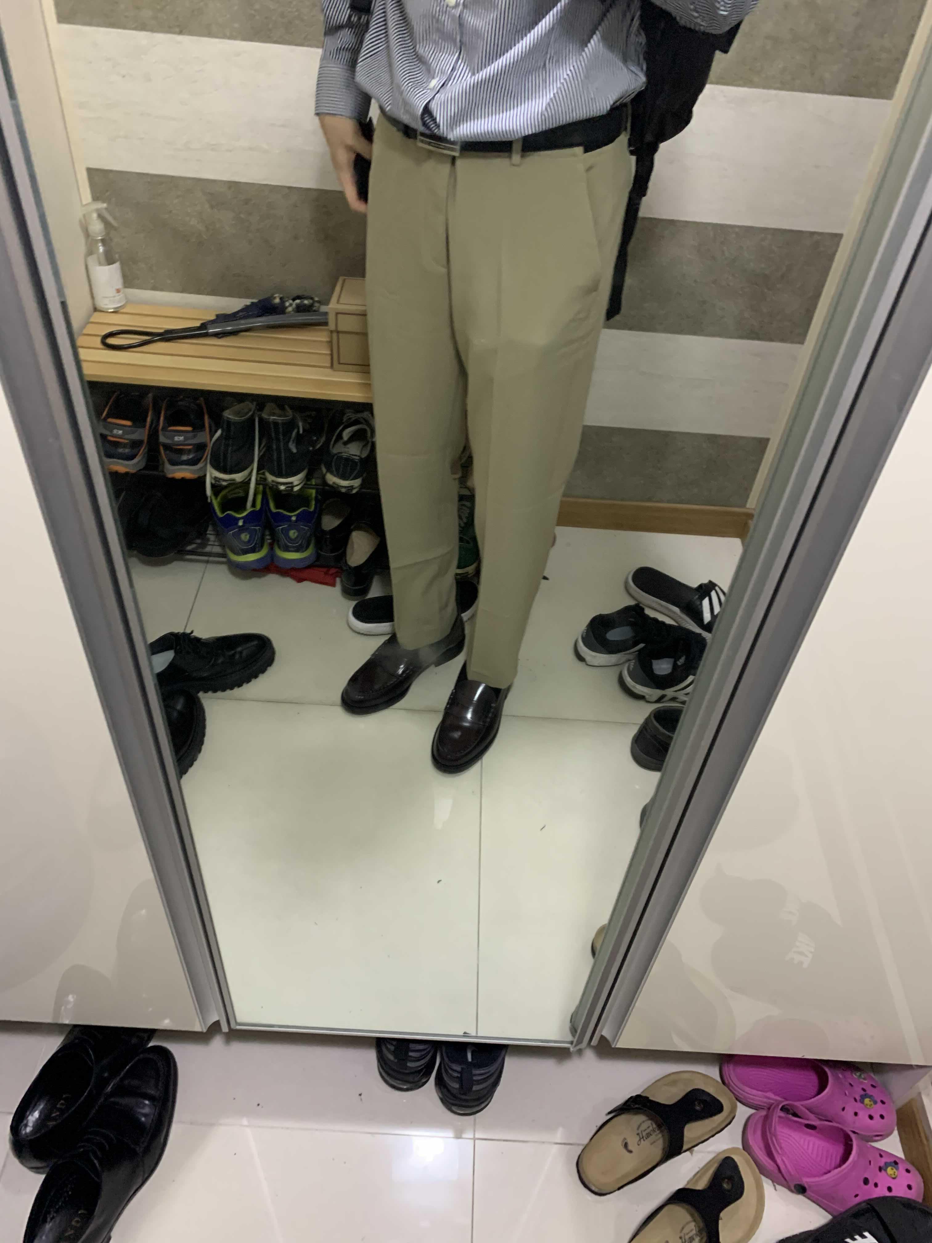  파츠 크롭 테이퍼드 슬랙스 JS 베이지!! 남자 슬랙스 추천!!