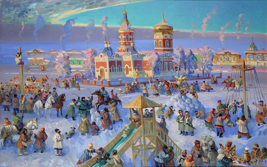 러시아 성탄절 풍경