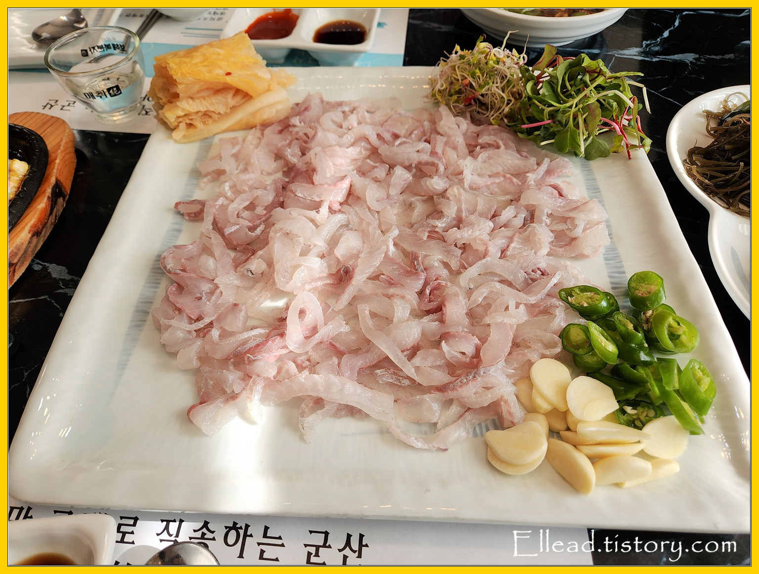  <수지 맛집> 군산 세꼬시 : 줄돔 세꼬시 / 생태탕 / 회덮밥