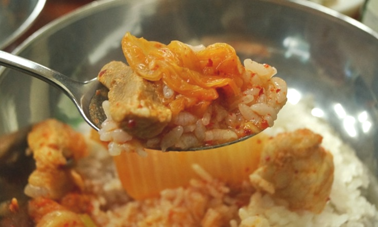김치찌개-밥