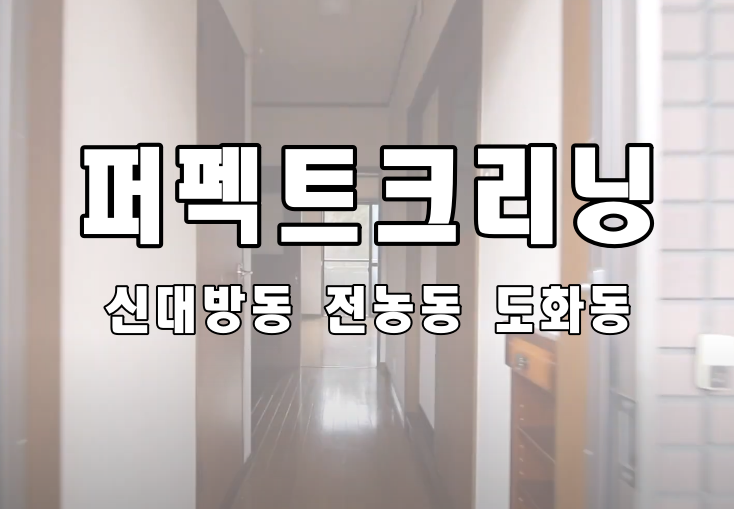  신대방동입주청소 전농동 도화동 이사청소 업체가 어떤 일을 할까