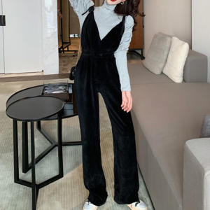 TS 벨벳 뷔스티에 겨울 점프수트 T899