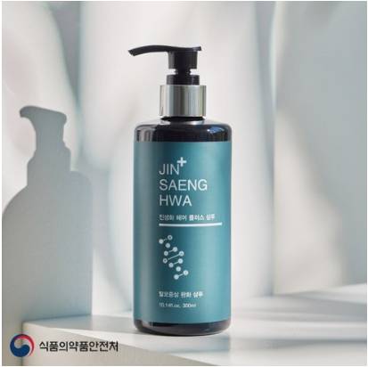 [ISO인증제약회사] 진생화 식약처인증 탈모완화 샴푸 300ml&#44; 1개