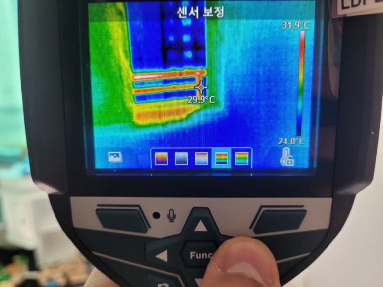 열화상 카메라 단열 점검 편리한 보쉬 34