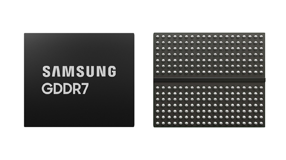 삼성전자가 차세대 그래픽 시장의 성장을 주도할 &#39;32Gbps GDDR7(Graphics Double Data Rate) D램&#39;을 업계 최초로 개발했다. [사진=삼성전자]