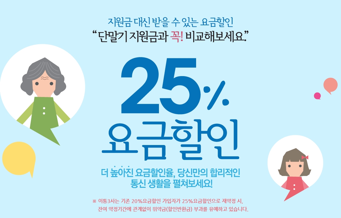  통신요금 25% 할인 조회 '스마트초이스' 내용 총정리
