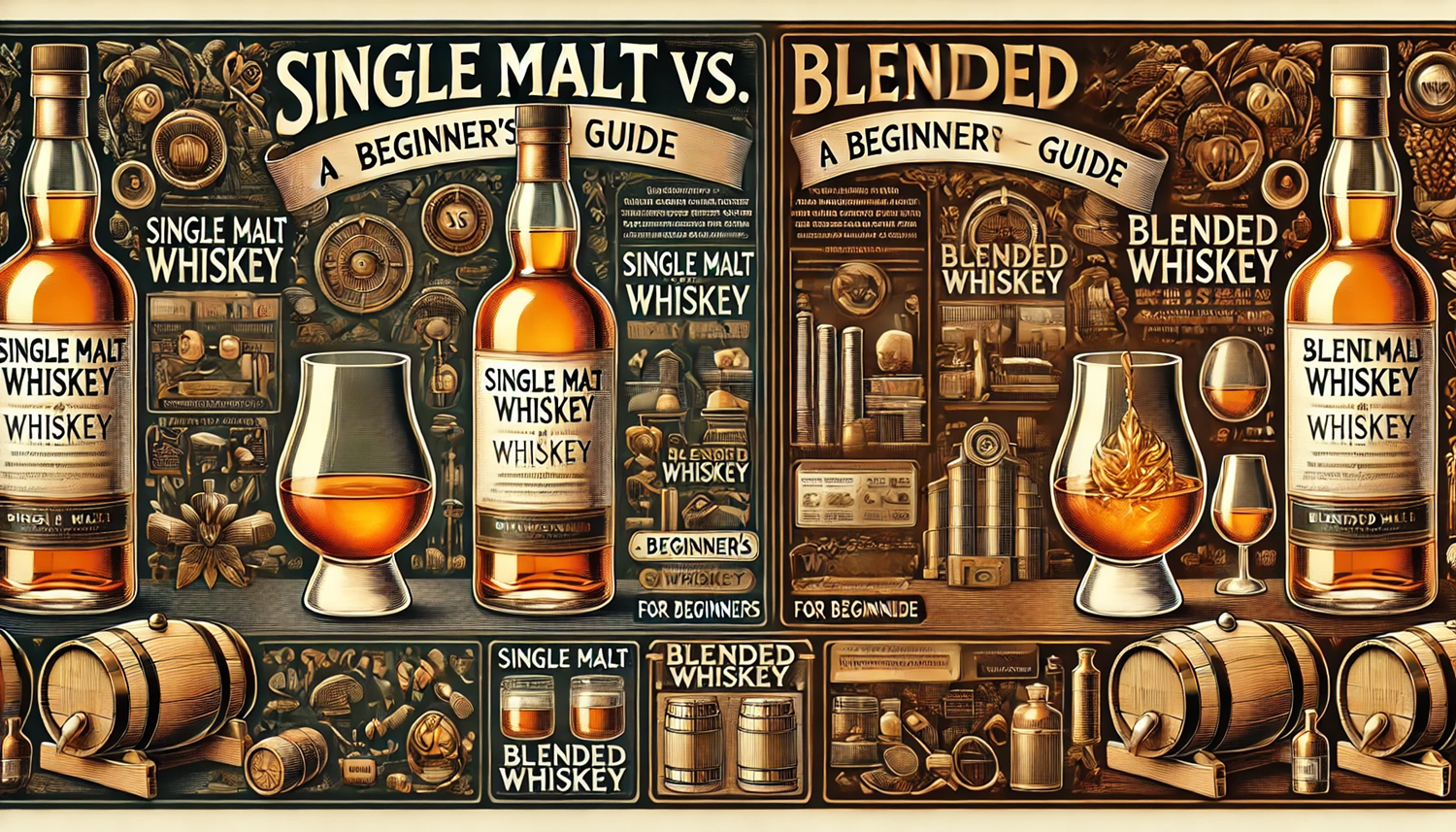 위스키 초보도 쉽게 이해하는 싱글몰트와 블렌디드의 차이점
