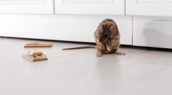 쥐 근처에 설치한 쥐덫(이미지 출처: Shutterstock)
