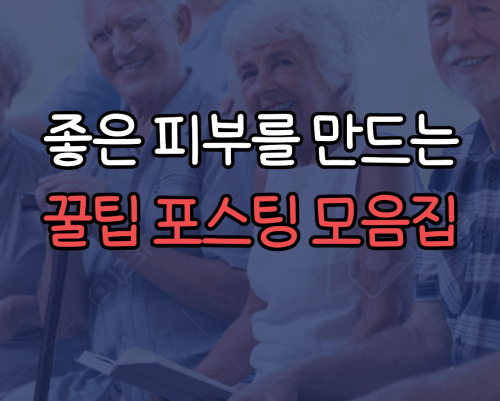  좋은 피부 만드는 관련 상식 글모음