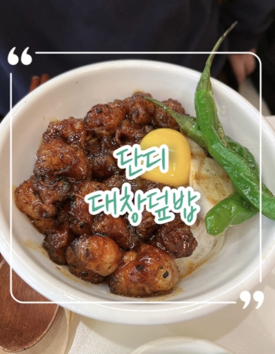  연남동에서 꼭 먹어야하는 대창덮밥 '단디' 솔직 리뷰 (+소고기 덮밥)