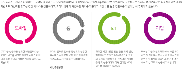 엘지유플러스-사업