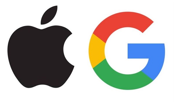 구글-애플-로고