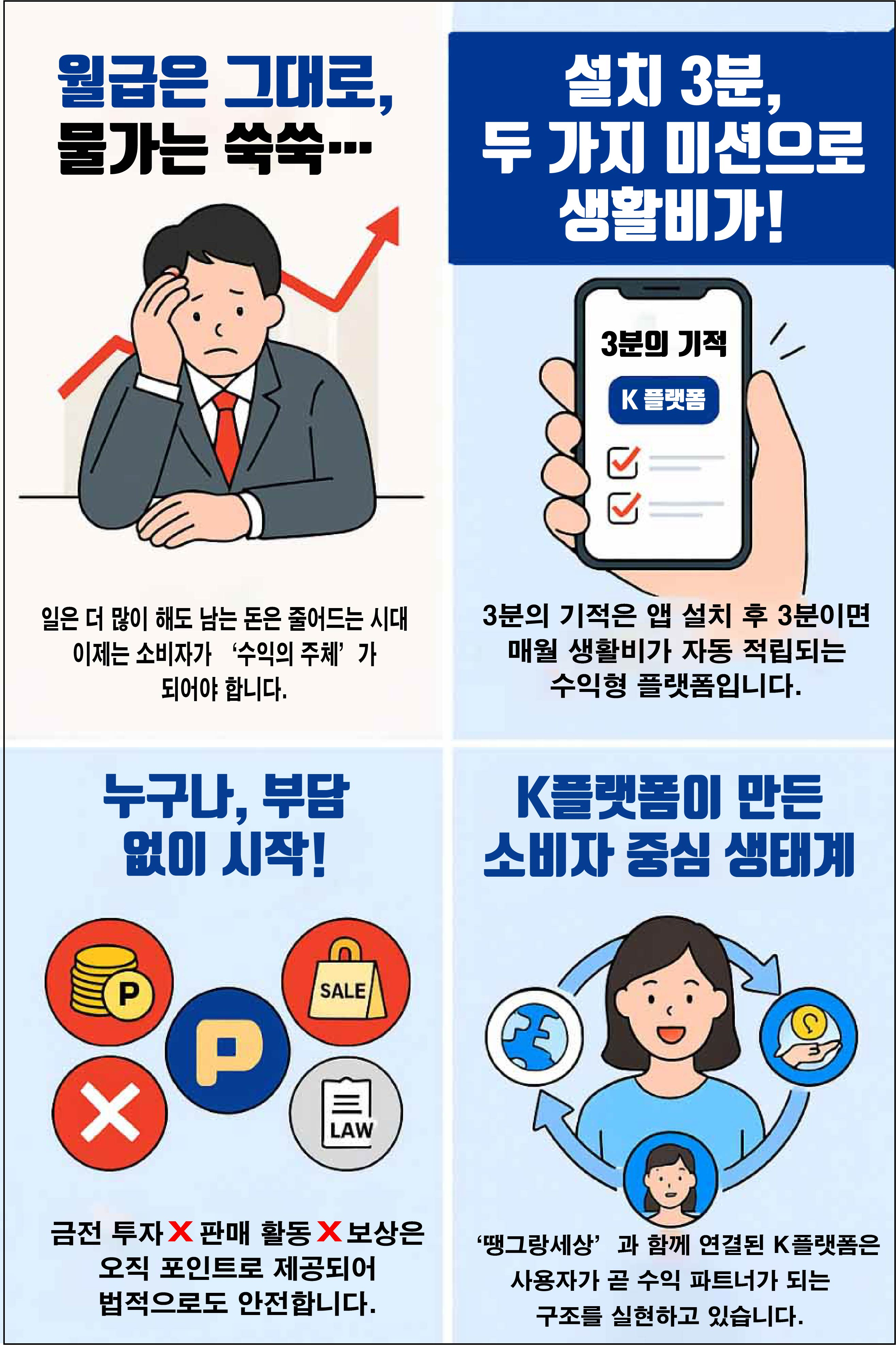 ‘3분의 기적’ 앱, 드디어 개통! 설치 3분이면 평생 생활비 적립
