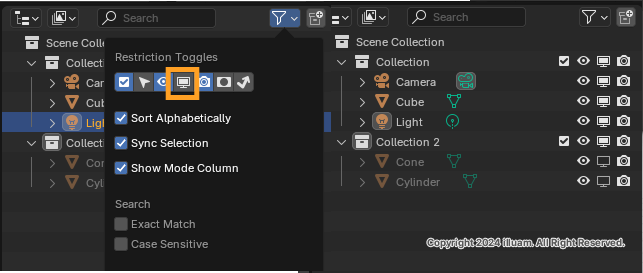 Global Viewport Visibility (Screen Icon)