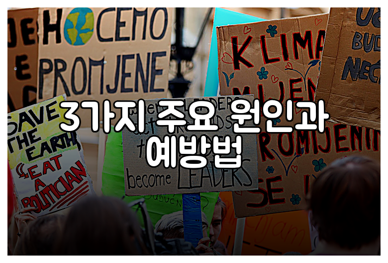 3가지 주요 원인과 예방법
