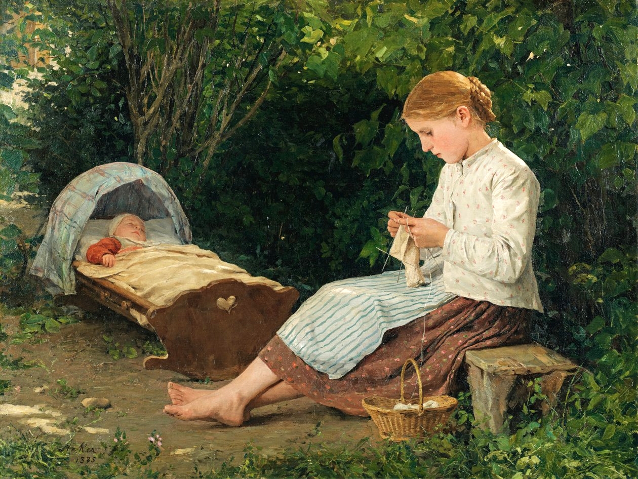 알베르트 앵커(Albrecht Anker), 스위스, 화가, 1831-1910