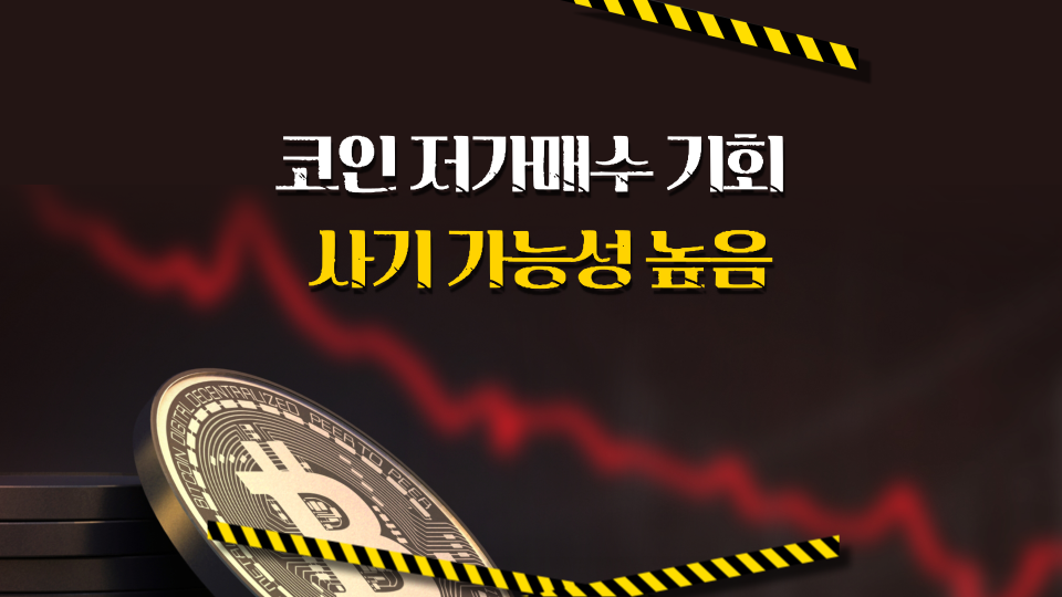  인지도 높은 상장 코인 저가매수 기회.. 사기일 가능성이 높습니다.