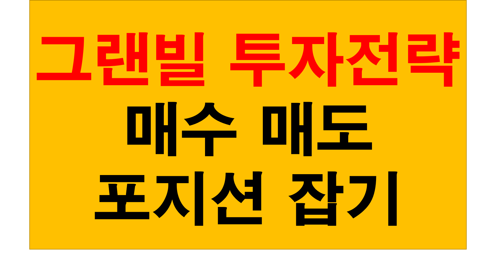  주식 차트 이동평균선으로 그랜빌 투자전략 매수 매도 포지션 보는법