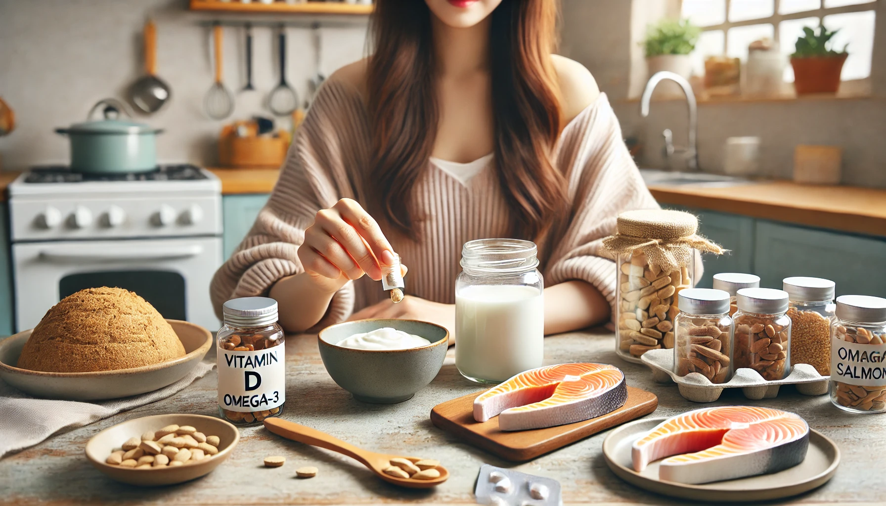 보충제와 음식궁합