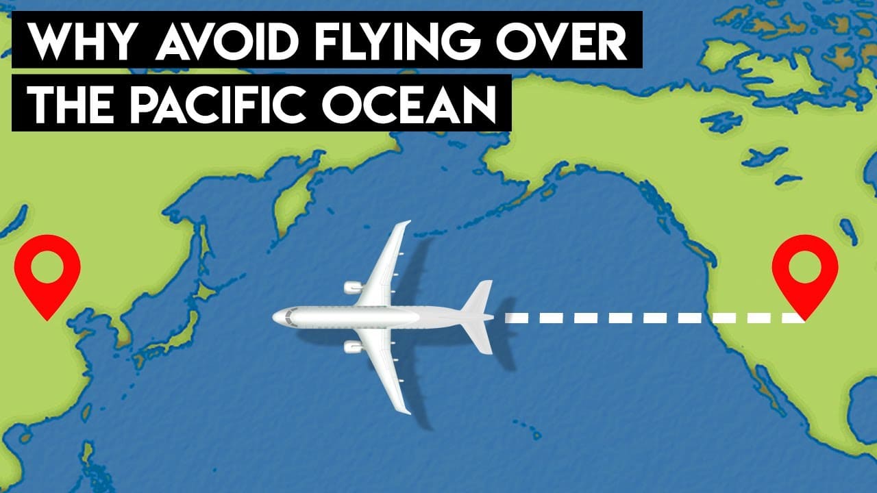  [#항공기 항로의 숨겨진 비밀들] 비행기가 태평양 상공을 날지 못하는 5가지 주요 이유 VIDEO: Why Don’t Planes Fly Over the Pacific Ocean?