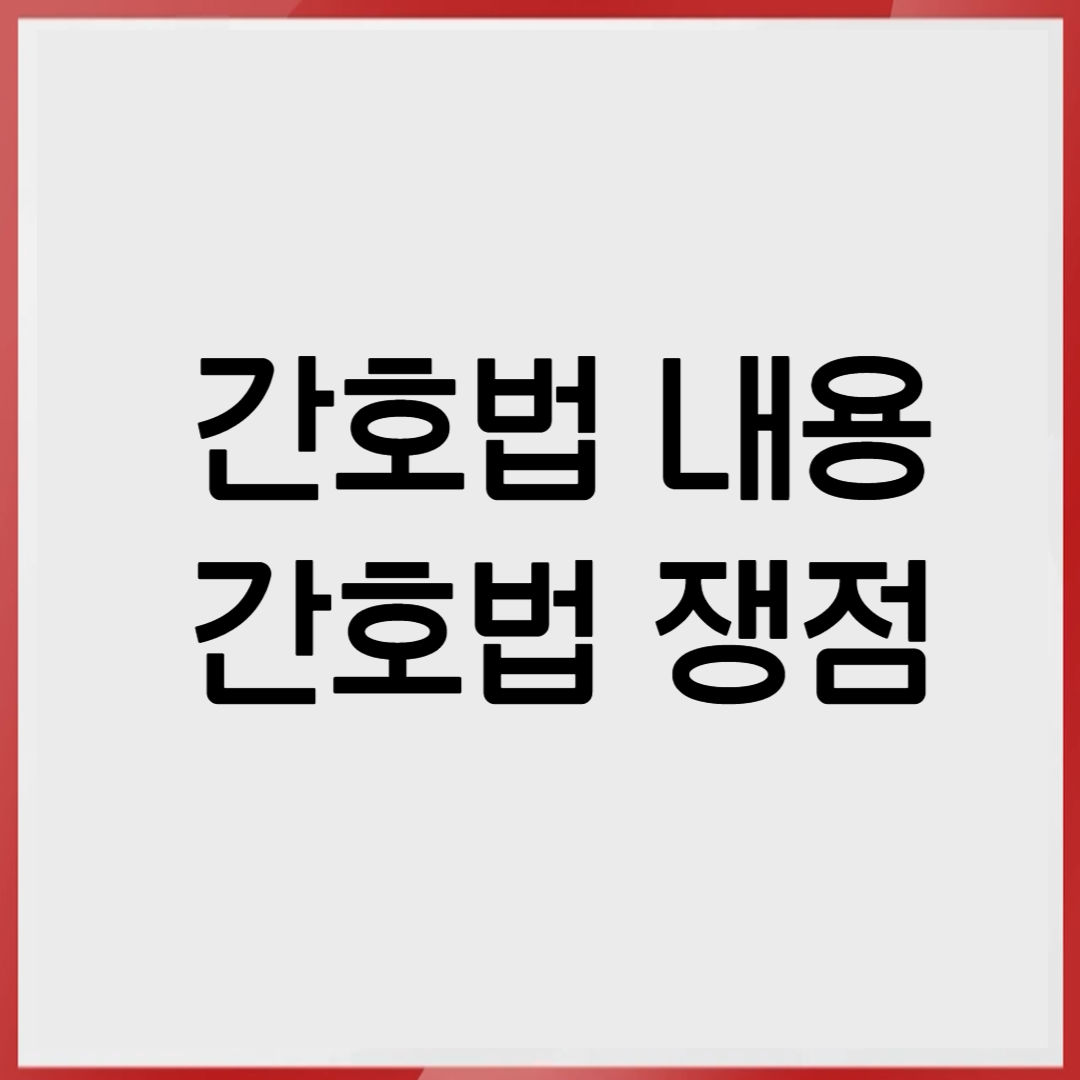 간호법 내용