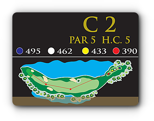 유니랜드CC C코스 2번 홀