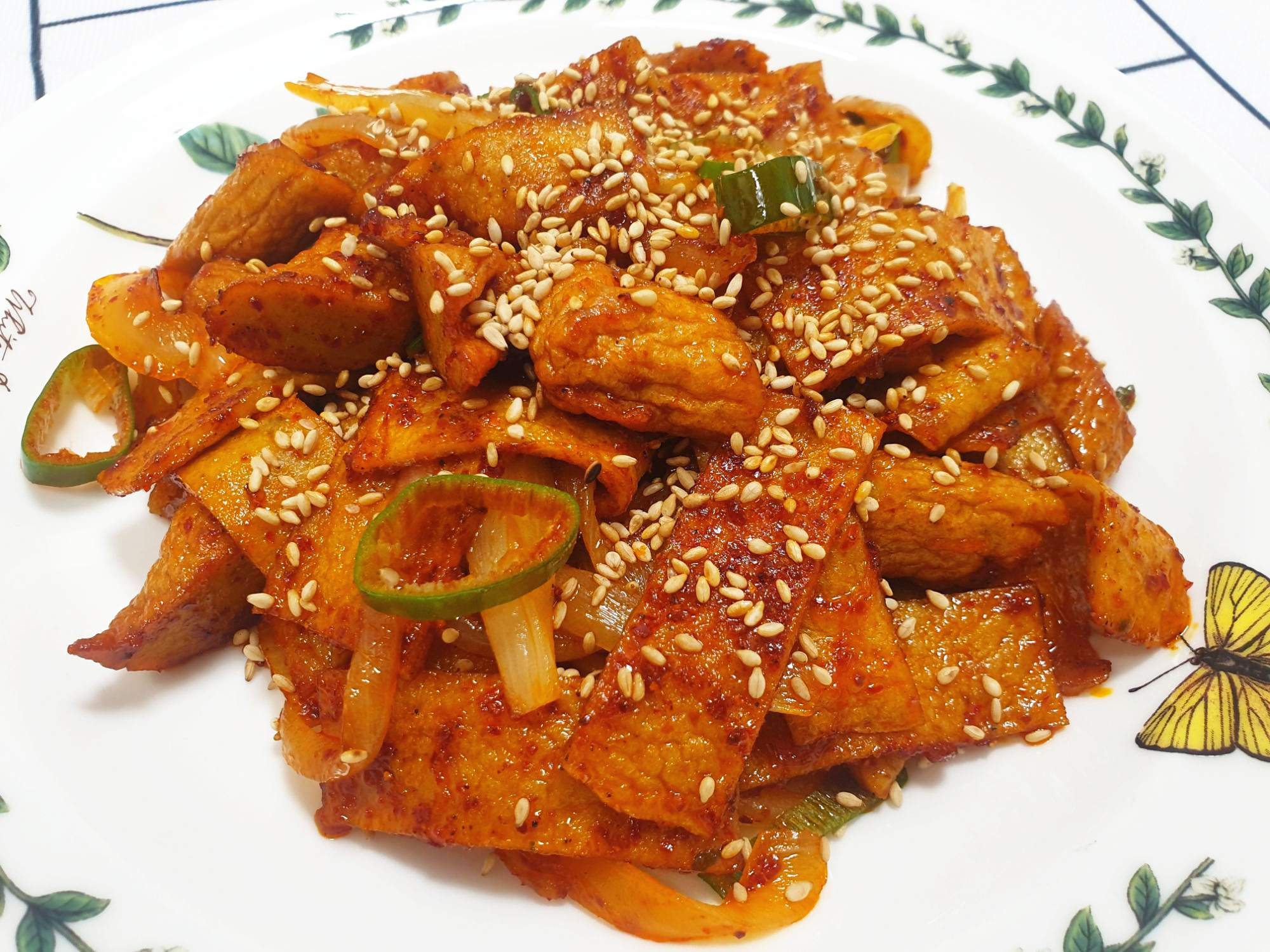  어묵볶음 맛있게 만드는법 매운 불닭소스의 꿀조합