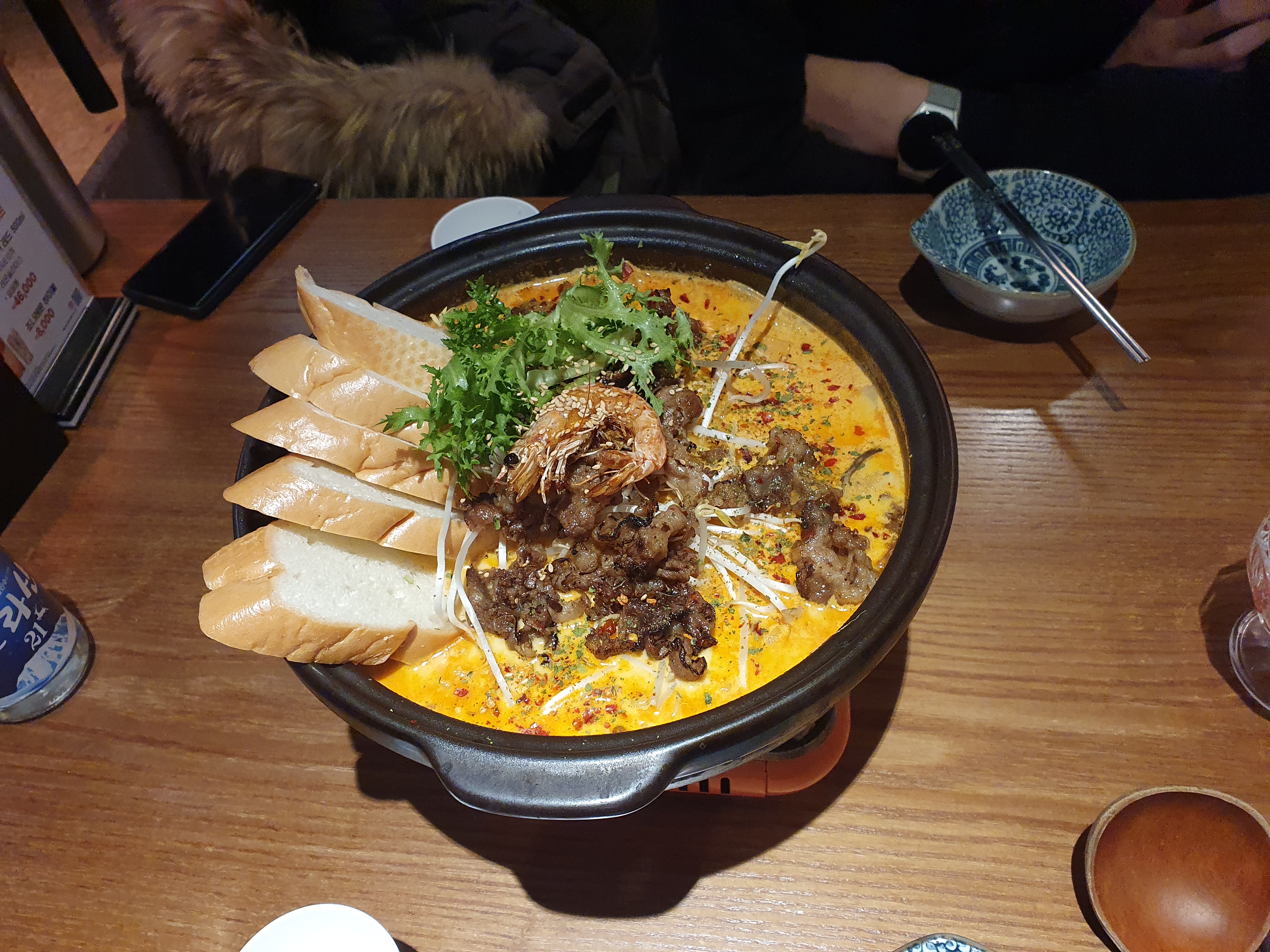 매운 차돌 크림짬뽕 사진